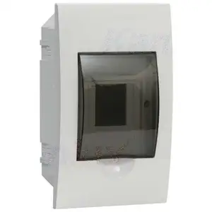 KANLUX Tableau Électrique encastrable - Blanc - 1 rangée - 4 modules - Intérieur - Électrique pas cher