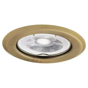 Kanlux - Support Spot Encastrable Rond argus Laiton Mat pas cher