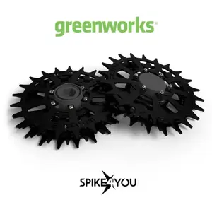 Roues pour robot tondeuse GREENWORKS OptiMow M, 10, 15, acier inoxydab...Vendu paramazon