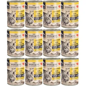 6x400g Wiejska Zagroda Dog dinde & agneau nourriture pour chiens humid... pas cher