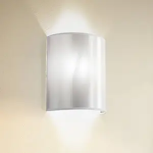 Euluna Applique murale Satin en Atlas, blanche/dorée pas cher
