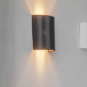 Euluna Applique murale Satin en Atlas, noire/dorée pas cher
