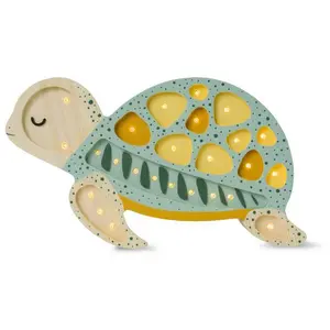 Comparateur de prix : LITTLE LIGHTS Lampe Veilleuse Tortue Galapagos Sauge