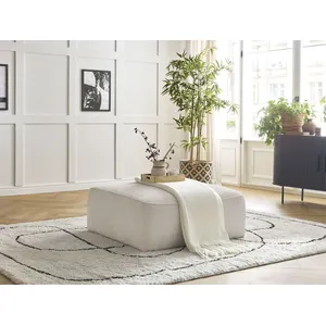 Accueil Séjour Fauteuil & pouf Bobochic Pouf leopold tissu texturé BeigeVendu parbobochic-paris