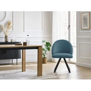 Lot de chaises LALIE tissu velours côtelé et pieds étoile Bobochic pas cher