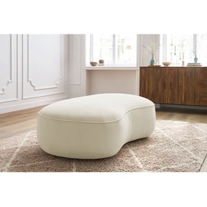 Accueil Séjour Pouf Bobochic Pouf saint-germain tissu texturé Beige pas cher