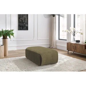 Pouf petit JEANNE tissu velours Vert BOBOCHIC TU pas cher