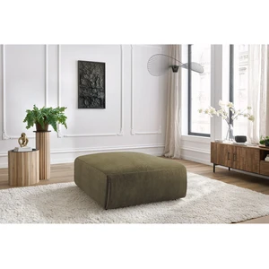 Pouf grand JEANNE tissu velours vert   BOBOCHIC