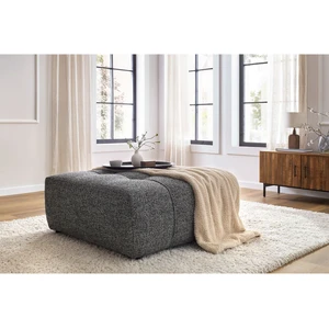 Accueil Séjour Fauteuil & pouf Bobochic Pouf arsene Gris foncé pas cher