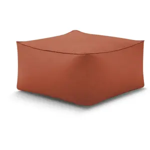Pouf pour canapé de jardin modulable RIVIERA Orange BOBOCHIC TU pas cher