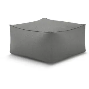 Pouf pour canapé de jardin modulable RIVIERA Gris foncé BOBOCHIC TU pas cher