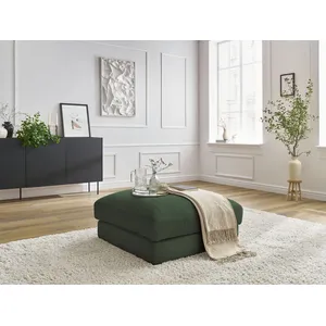Pouf LEONARD velours côtelé Vert foncé   BOBOCHIC TUVendu parbobochic-paris
