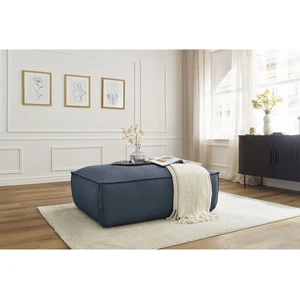 Accueil Séjour Fauteuil & pouf BOBOCHIC - Pouf BOHEME tissu chiné Bleu foncé pas cher