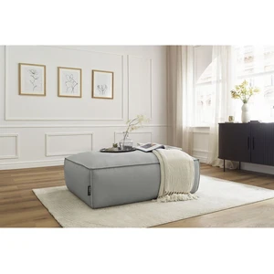 Accueil Séjour Fauteuil & pouf Bobochic Pouf boheme velours côtelé Gris clair