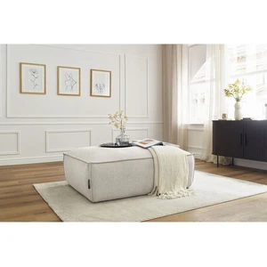 Accueil Séjour Fauteuil & pouf Bobochic Pouf boheme tissu chiné Beige pas cher