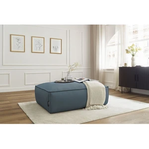 Pouf BOHEME velours côtelé Bleu foncé   BOBOCHIC TU pas cher