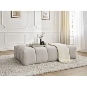 Comparateur de prix : Accueil Séjour Fauteuil & pouf Bobochic Pouf everest tissu texturé Beige