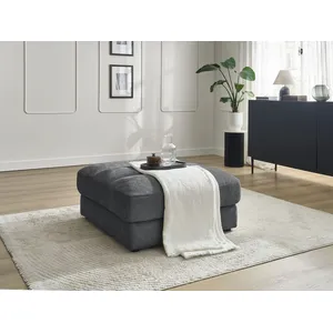 Bobochic pouf sierra tissu texturé gris foncé SIERRAVendu parbobochic-paris