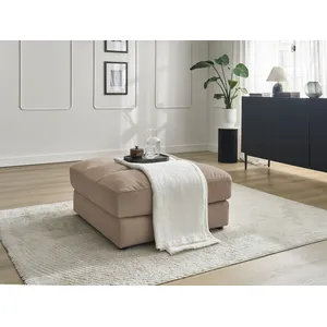 Bobochic pouf sierra velours taupe SIERRA