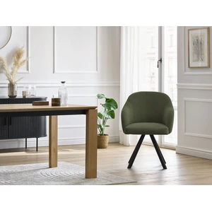 Lot de chaises SOPHIE tissu velours côtelé et pieds étoile Bobochic pas cher