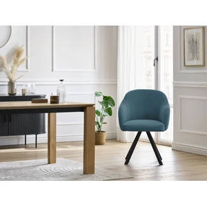 Lot de chaises SOPHIE tissu velours côtelé et pieds étoile Bobochic pas cher