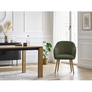 BOBOCHIC Lot de chaises SOPHIE tissu velours côtelé et pieds scandinaves bois v... pas cher