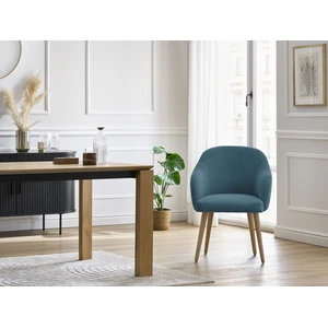 BOBOCHIC Lot de chaises SOPHIE tissu velours côtelé et pieds scandinaves bois b... pas cher