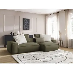 Canapé d'angle réversible ultra moelleux BOHEME cuir végan Bobochic pas cher