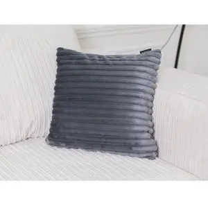 Coussin 45 x 45 cm OSLO gris foncé 45x45  BOBOCHICVendu parbobochic-paris