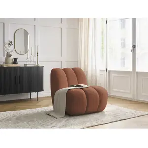 Accueil Séjour Fauteuil & pouf Bobochic Fauteuil janissaire Orange pas cher