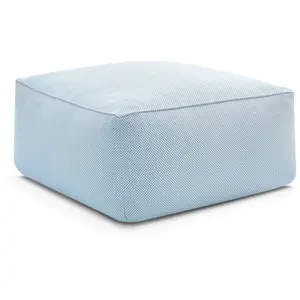 Pouf pour canapé de jardin modulable RIVIERA tissu chiné Bobochic
