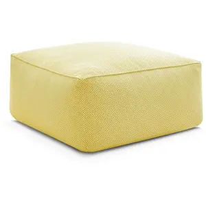 Pouf pour canapé de jardin modulable RIVIERA tissu chiné Bobochic