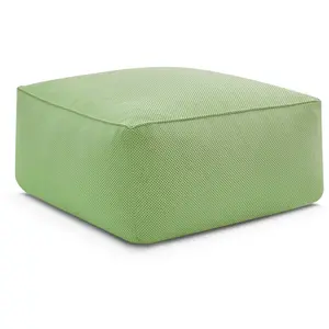 Pouf pour canapé de jardin modulable RIVIERA tissu chiné Bobochic
