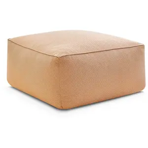 Pouf pour canapé de jardin modulable RIVIERA tissu chiné Bobochic