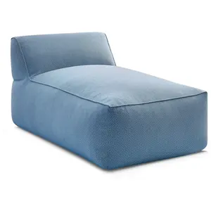 BOBOCHIC Méridienne sans accoudoir pour canapé de jardin modulable RIVIERA tiss... pas cher