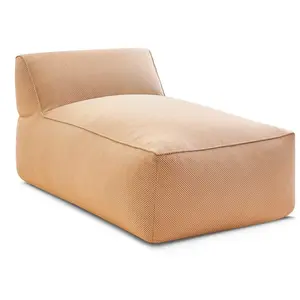 BOBOCHIC Méridienne sans accoudoir pour canapé de jardin modulable RIVIERA tiss... pas cher