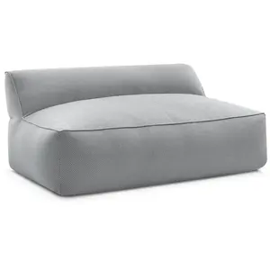 BOBOCHIC Chauffeuse 2 places sans accoudoir pour canapé de jardin modu...