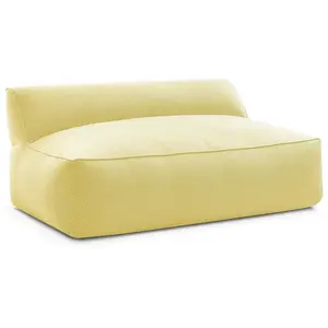 BOBOCHIC Chauffeuse 2 places sans accoudoir pour canapé de jardin modu...