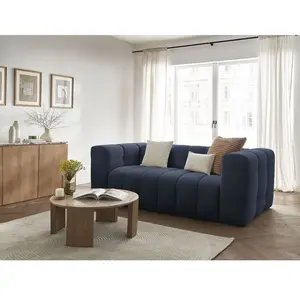Canapé droit convertible 3 places CLOUD tissu lisse Bobochic pas cher
