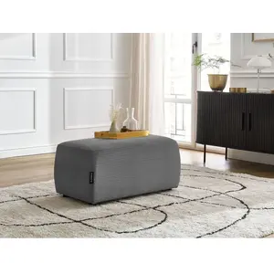 Accueil Séjour Fauteuil & pouf BOBOCHIC - Pouf ATILLA velours côtelé Gris foncéVendu parbobochic-paris