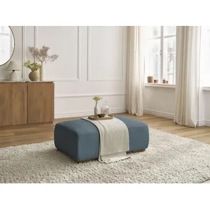 Accueil Séjour Fauteuil & pouf Bobochic Pouf sidonie velours côtelé Bleu foncéVendu parbobochic-paris