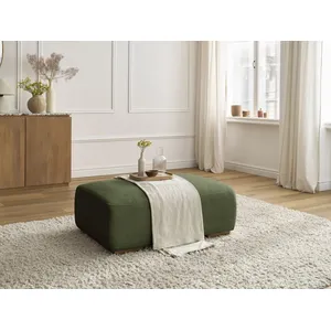 Accueil Séjour Fauteuil & pouf Bobochic Pouf sidonie tissu chiné VertVendu parbobochic-paris