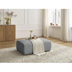 Bobochic pouf sidonie tissu chiné gris foncé SIDONIEVendu parbobochic-paris