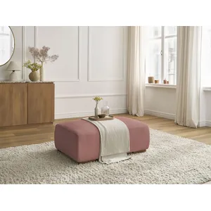 Bobochic pouf sidonie velours côtelé rose SIDONIE