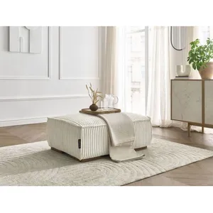 Comparateur de prix : Fauteuil & pouf Bobochic Pouf chelsea gros côtelé doux Beige