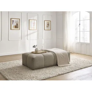 Comparateur de prix : Accueil Séjour Fauteuil & pouf Bobochic Pouf petit everest tissu chiné Taupe