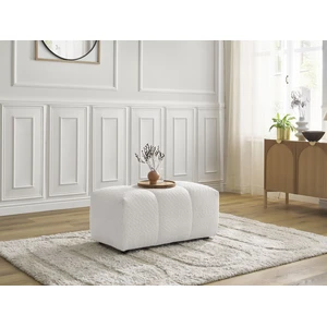 Bobochic pouf roxelane tissu bouclette blanc ROXELANEVendu parbobochic-paris