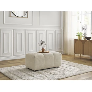 Comparateur de prix : Bobochic pouf roxelane tissu bouclette beige ROXELANE