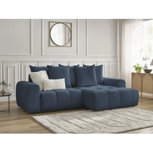 Canapé d'angle convertible coffre ROXELANE tissu chiné Bobochic pas cher