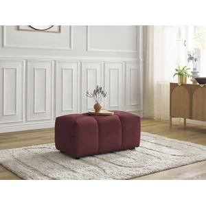 Bobochic pouf roxelane tissu chiné rouge ROXELANEVendu parbobochic-paris